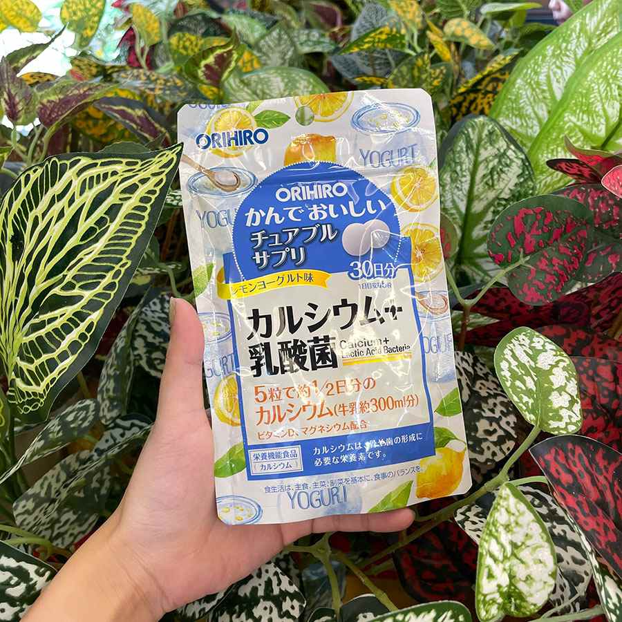 Viên nhai bổ sung Canxi và lợi khuẩn vị sữa chua chanh