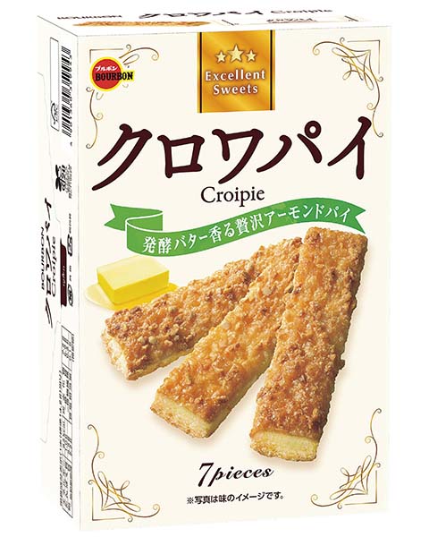 Bánh bơ hạnh nhân Croipie Bourbon