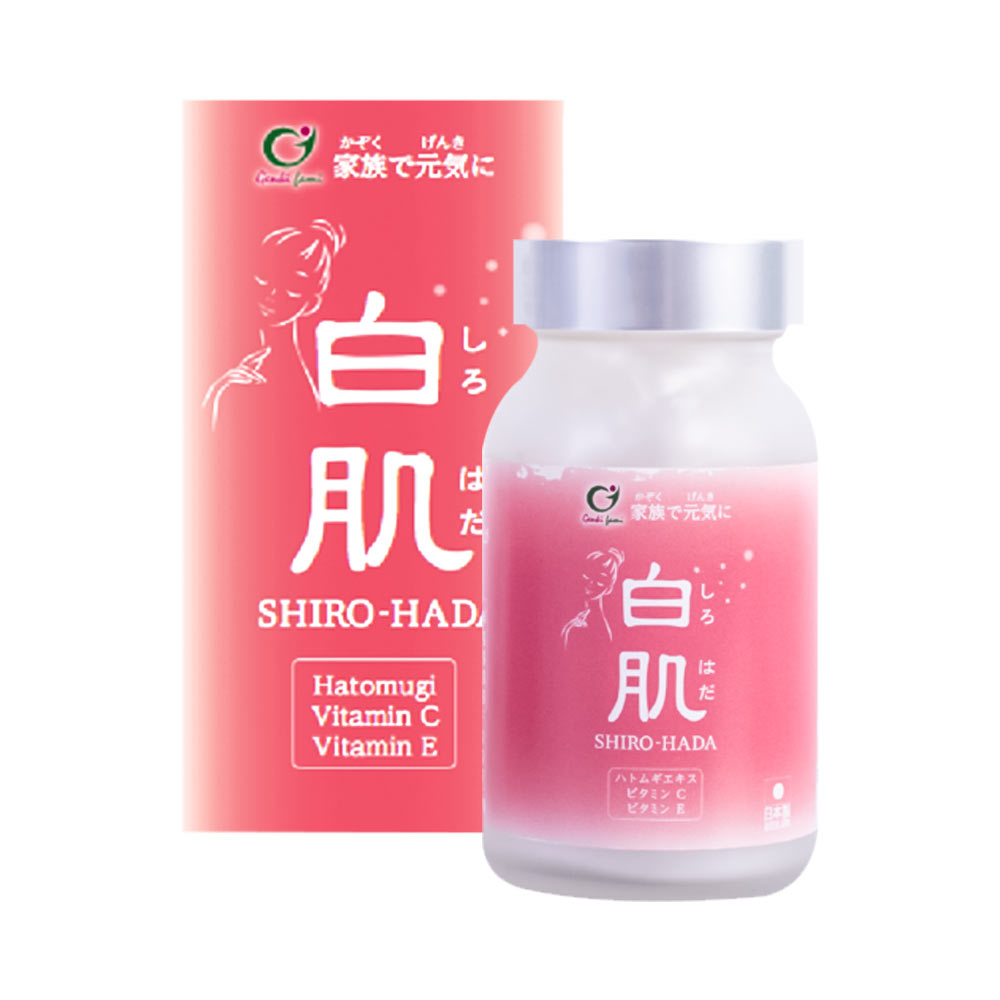 Viên uống trắng da Genkifami Shirohada hộp 90 viên
