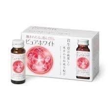 Nước uống trắng da Shiseido Pure White bổ sung Collagen 50ml x 10 chai