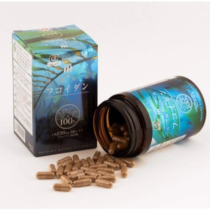 Viên uống tảo nâu ngăn ngừa và hỗ trợ điều trị ung thư Genkifami Fucoidan 150 viên