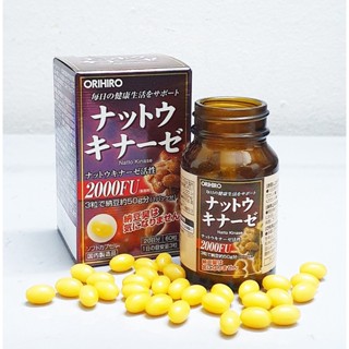Viên uống hỗ trợ điều trị tai biến đột quỵ Orihiro Natto Kinase 2000FU 60 viên