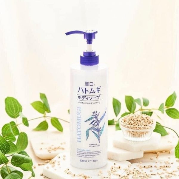 Sữa tắm Kumano Hatomugi dưỡng ẩm trắng da 800ml