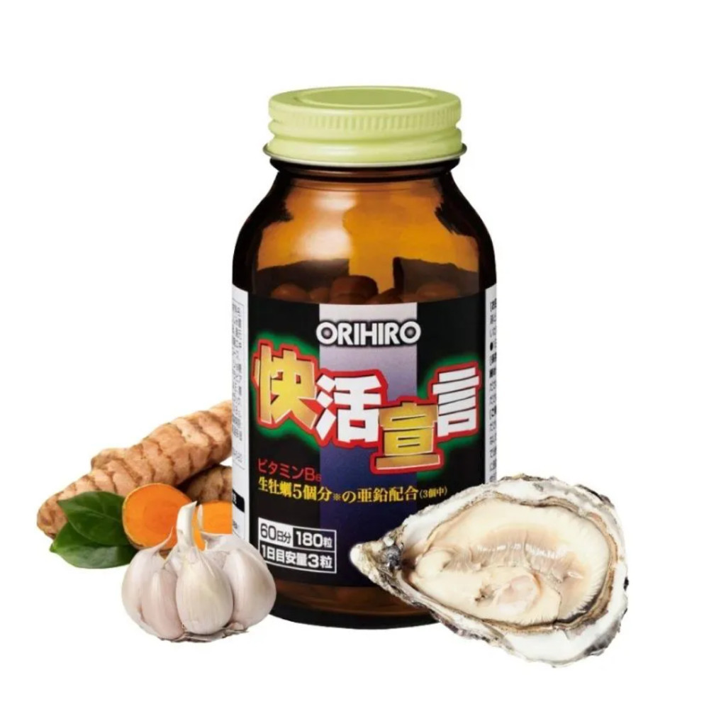 Viên giải độc gan Orihiro chiết xuất hàu nghệ, tăng cường sinh lí 180 viên