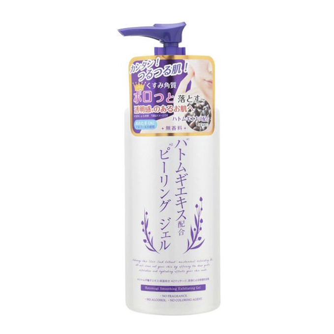 Gel tẩy da chết Hatomugi Platinum Label chai 300g