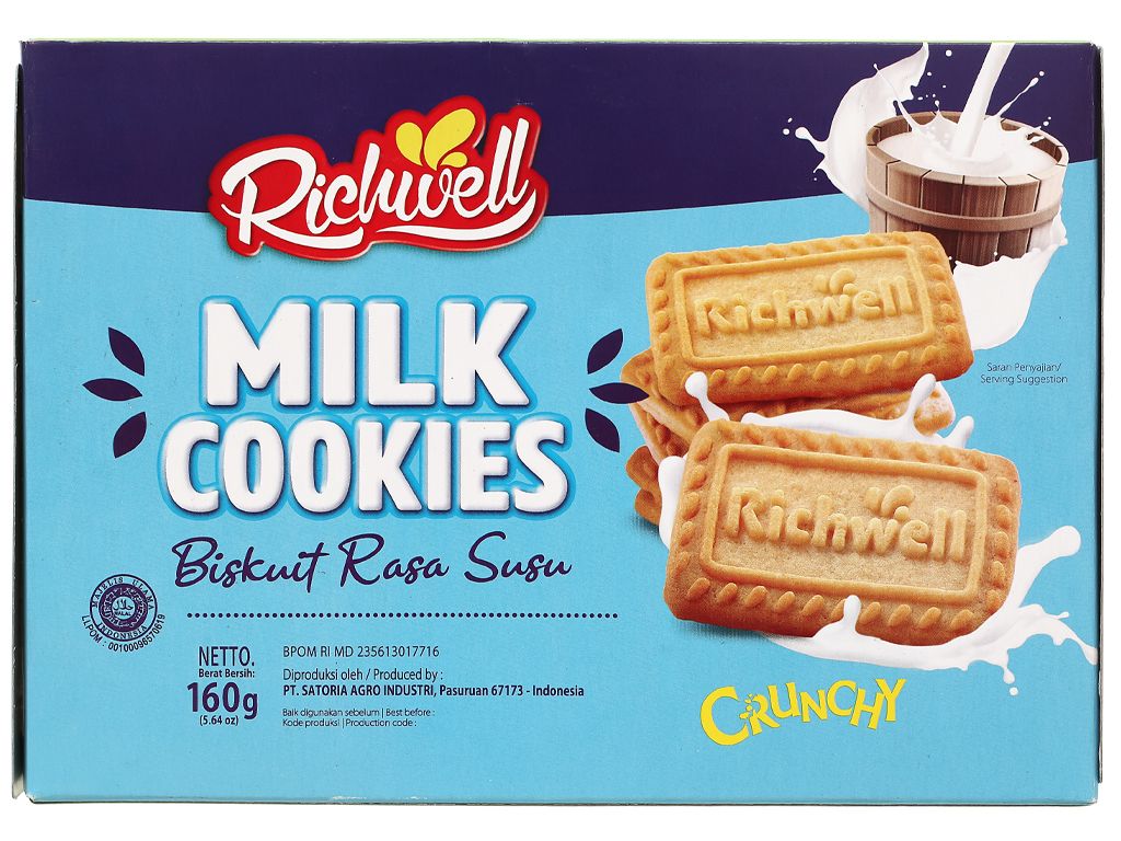 Bánh quy richwell vị sữa