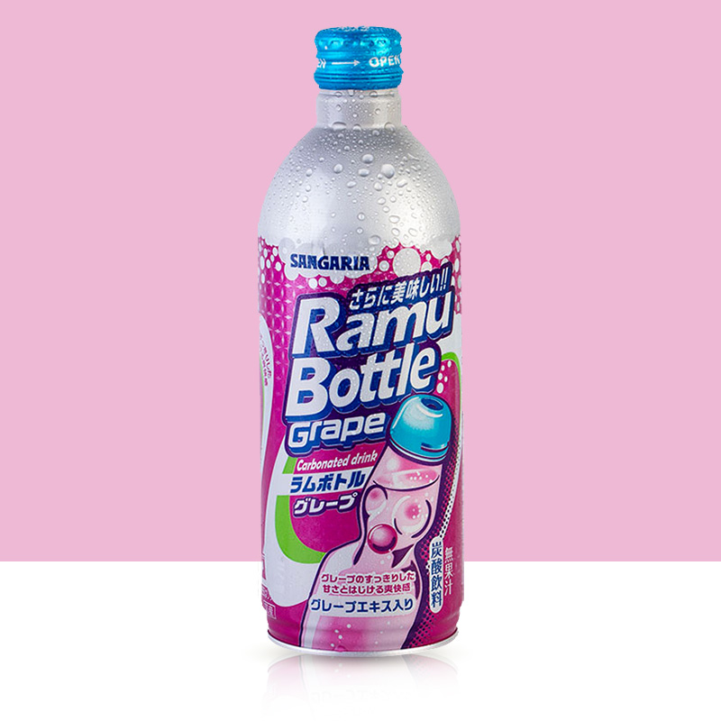 Nước uống soda Sangaria có ga chai 500ml - vị nho