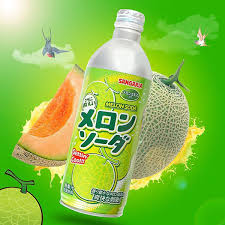Nước uống soda Sangaria có ga chai 500ml - vị dưa lưới